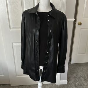7 for all mankind leather jacket